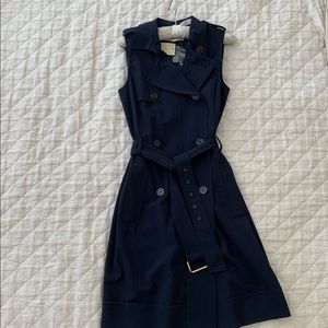 Michael Kors Sleeveless Navy Dress